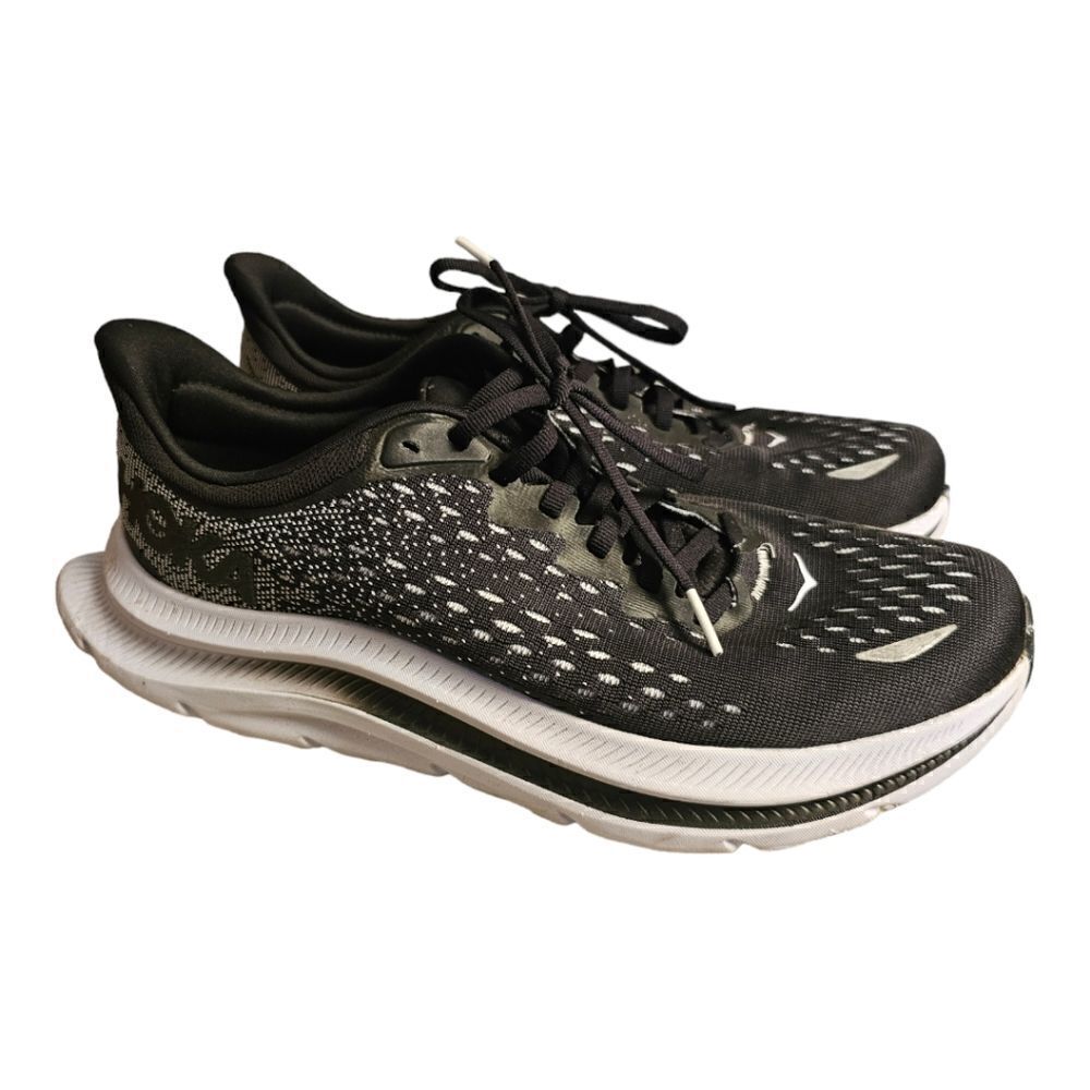 HOKA Kawana Black White Sneakers - Size 8.5D